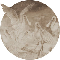 Ajaja Beige – Tapeta Koło Standard