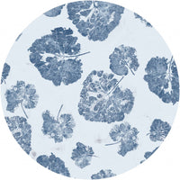 Foglia Navy – Tapeta Koło Standard