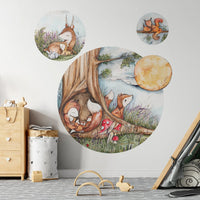 Fox Hollow – Tapeta Koło Standard