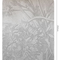 Grey Ombre Flower – Tapeta Łuk Standard