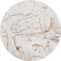 Elliot – Tapeta Koło Standard