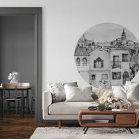 Vichy – Tapeta Koło Standard