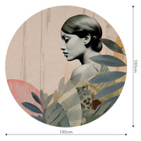 Onna Olive – Tapeta Koło Standard