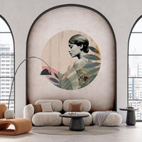 Onna Olive – Tapeta Koło Standard