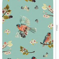 Uccello Cantante Mint – Tapeta Łuk Standard