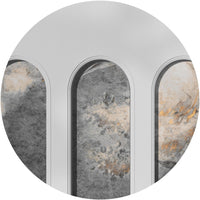 Libra Light Grey Harmony Ash – Tapeta Koło Standard