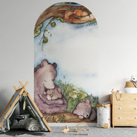 Bears Family – Tapeta Łuk Standard