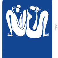 Couple Cobalt – Tapeta Łuk Standard