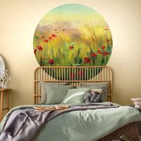 Poppy – Tapeta Koło Standard