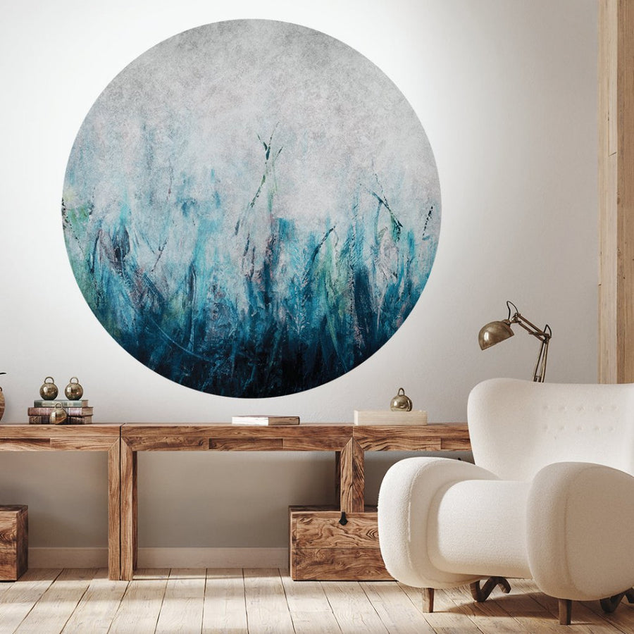 Tosca Blue – Tapeta Koło Standard