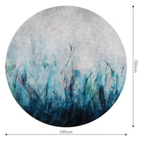 Tosca Blue – Tapeta Koło Standard