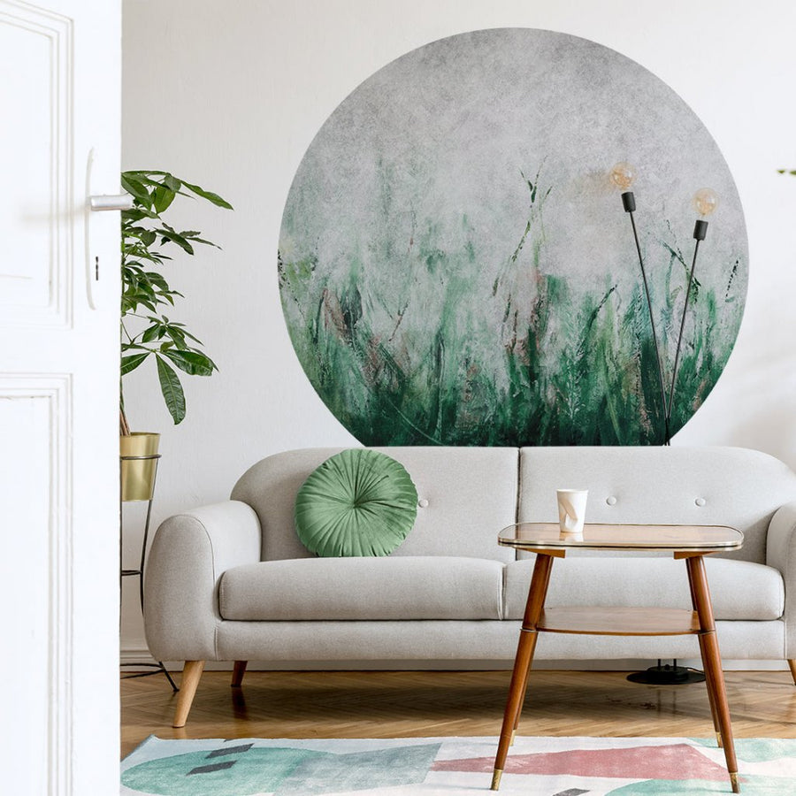 Tosca Green – Tapeta Koło Standard