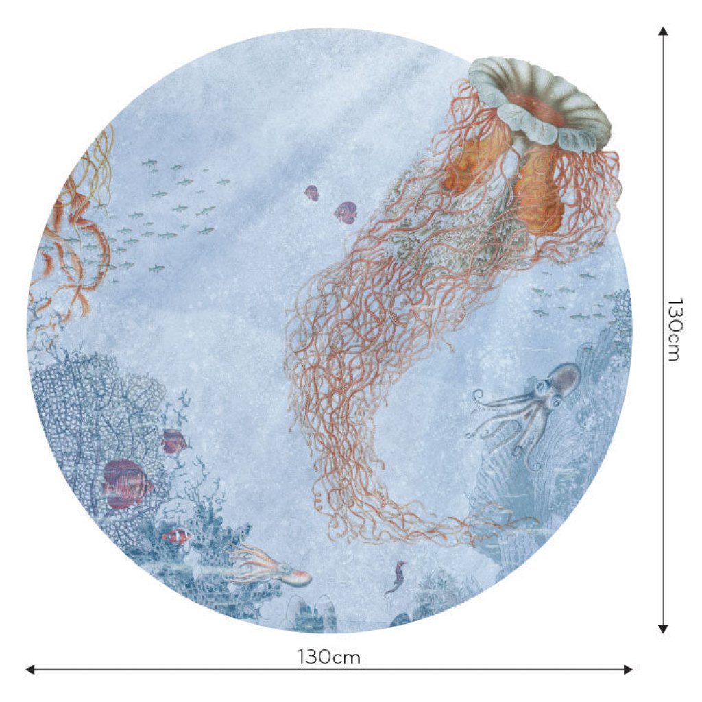 Water Life Saturated I – Tapeta Koło Standard