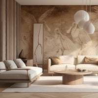 Ajaja Beige – Tapeta na wymiar