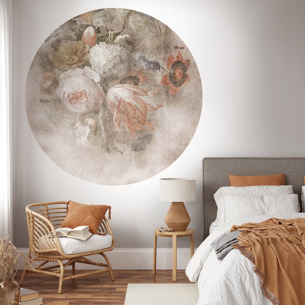 Boudoir Vintage – Tapeta Koło Standard