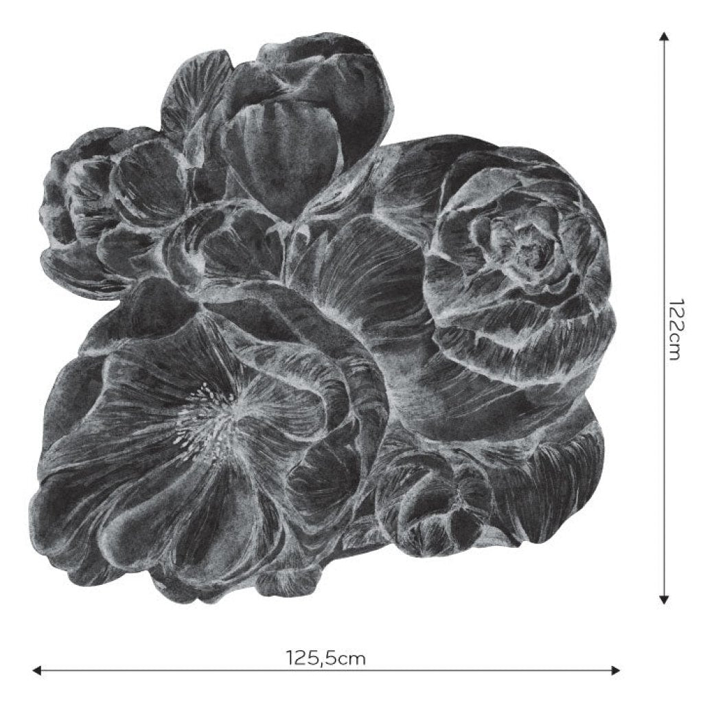 Brassica Dark – Tapeta Koło Standard