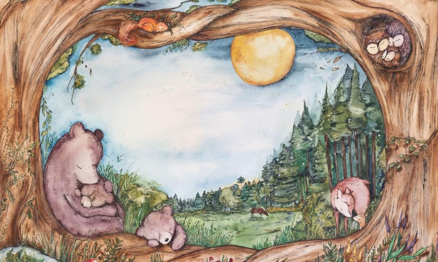 Bears Family – Tapeta na wymiar