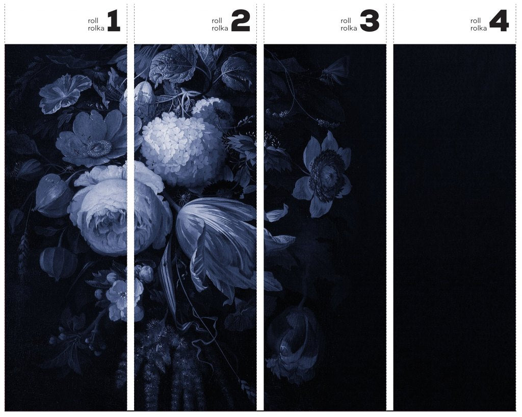 Boudoir Navy – Tapeta na wymiar