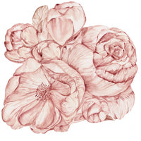 Brassica Pink – Tapeta Koło Standard