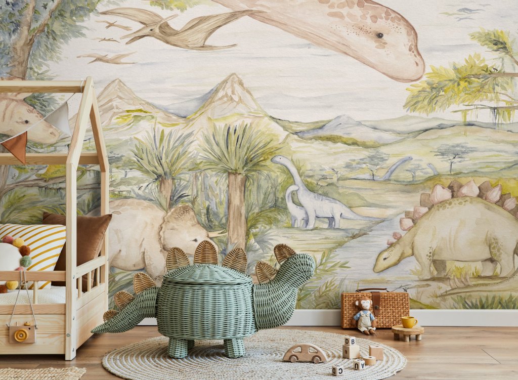 Dino Story – Tapeta na wymiar