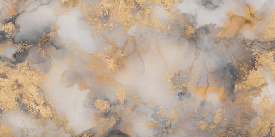 Dolce Vita Grey&Gold – Tapeta na wymiar