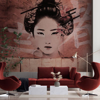 Geisha – Tapeta na wymiar