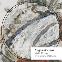 Grey Classic Flower – Tapeta na wymiar