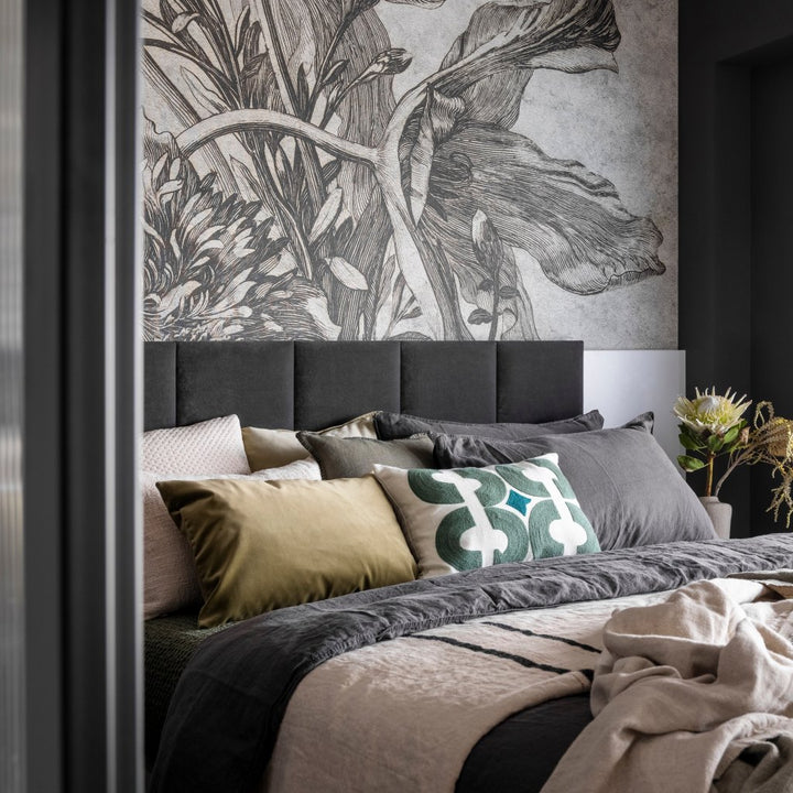 Grey Flower – Tapeta na wymiar