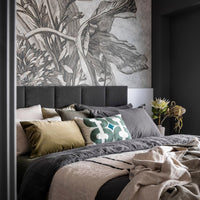 Grey Flower – Tapeta na wymiar