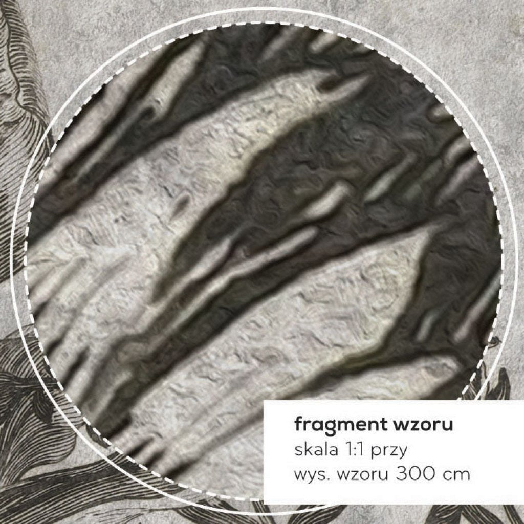 Grey Flower – Tapeta na wymiar