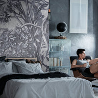 Grey Flower – Tapeta na wymiar