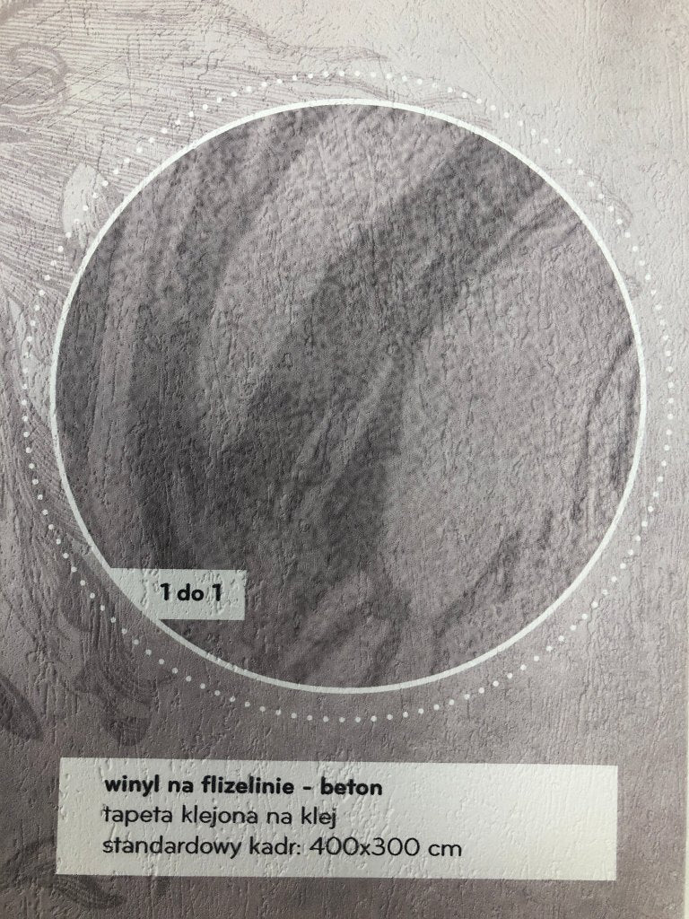 Grey Ombre Flower – Tapeta na wymiar