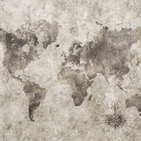 Grunge World Map – Tapeta na wymiar