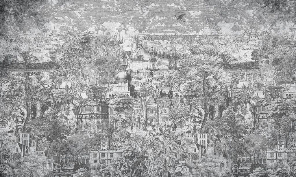 Gulliver Grey – Tapeta na wymiar