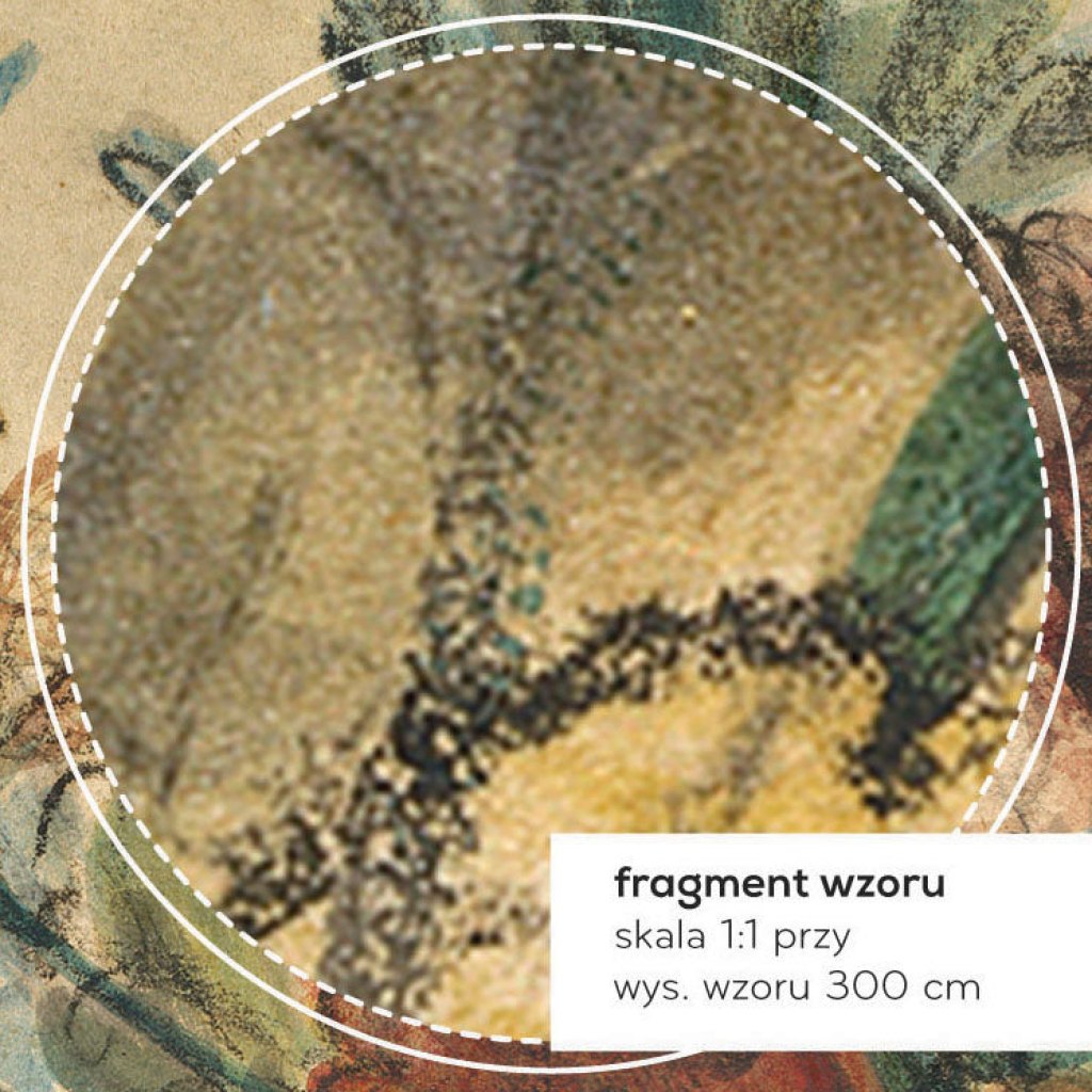 Honey Classic Flower – Tapeta na wymiar