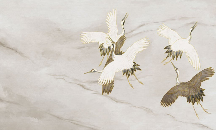 Ivory Tsuru – Tapeta na wymiar