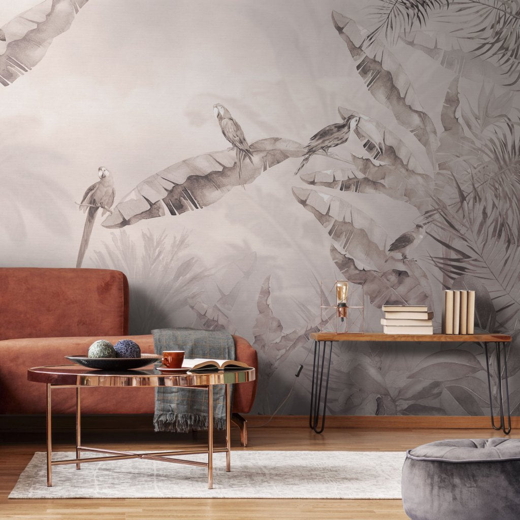 Jungle Beige – Tapeta na wymiar