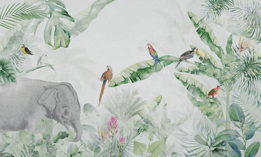 Jungle Vivid – Tapeta na wymiar