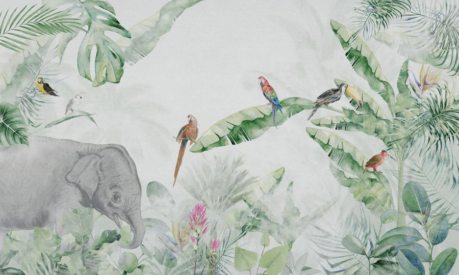 Jungle Vivid – Tapeta na wymiar