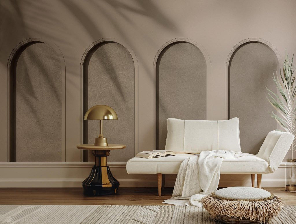 Libra Beige – Tapeta na wymiar