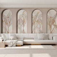 Libra Beige Lirio – Tapeta na wymiar