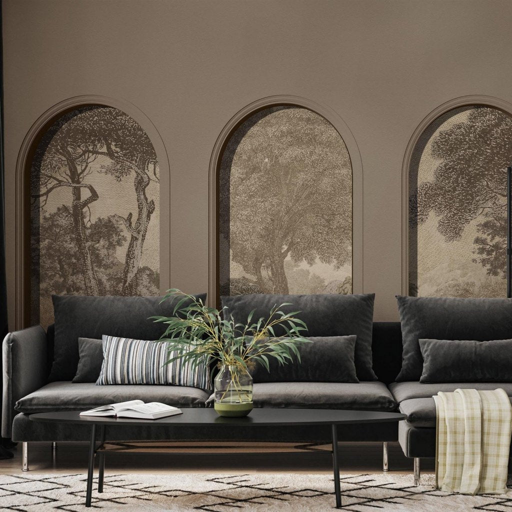 Libra Coffee Hood Beige – Tapeta na wymiar