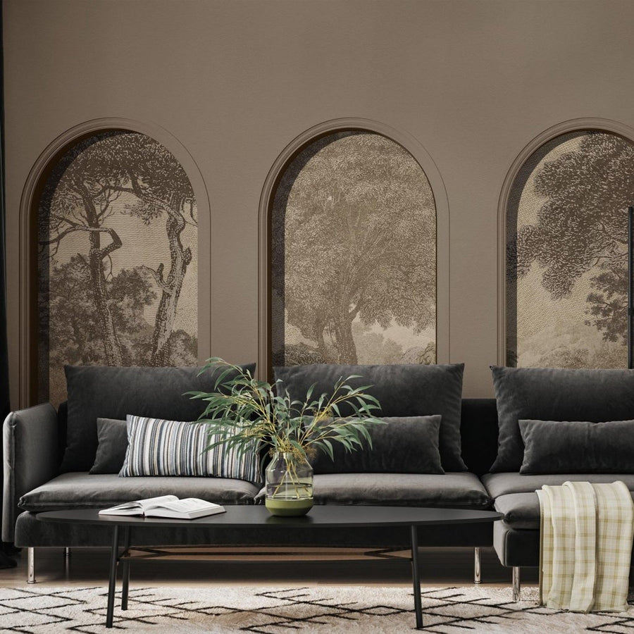 Libra Coffee Hood Beige – Tapeta na wymiar