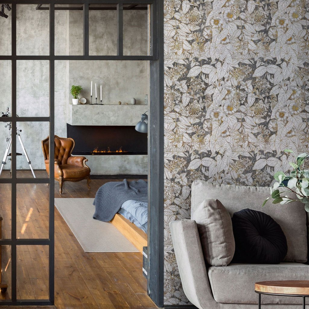 Liseron Gold – Tapeta na wymiar