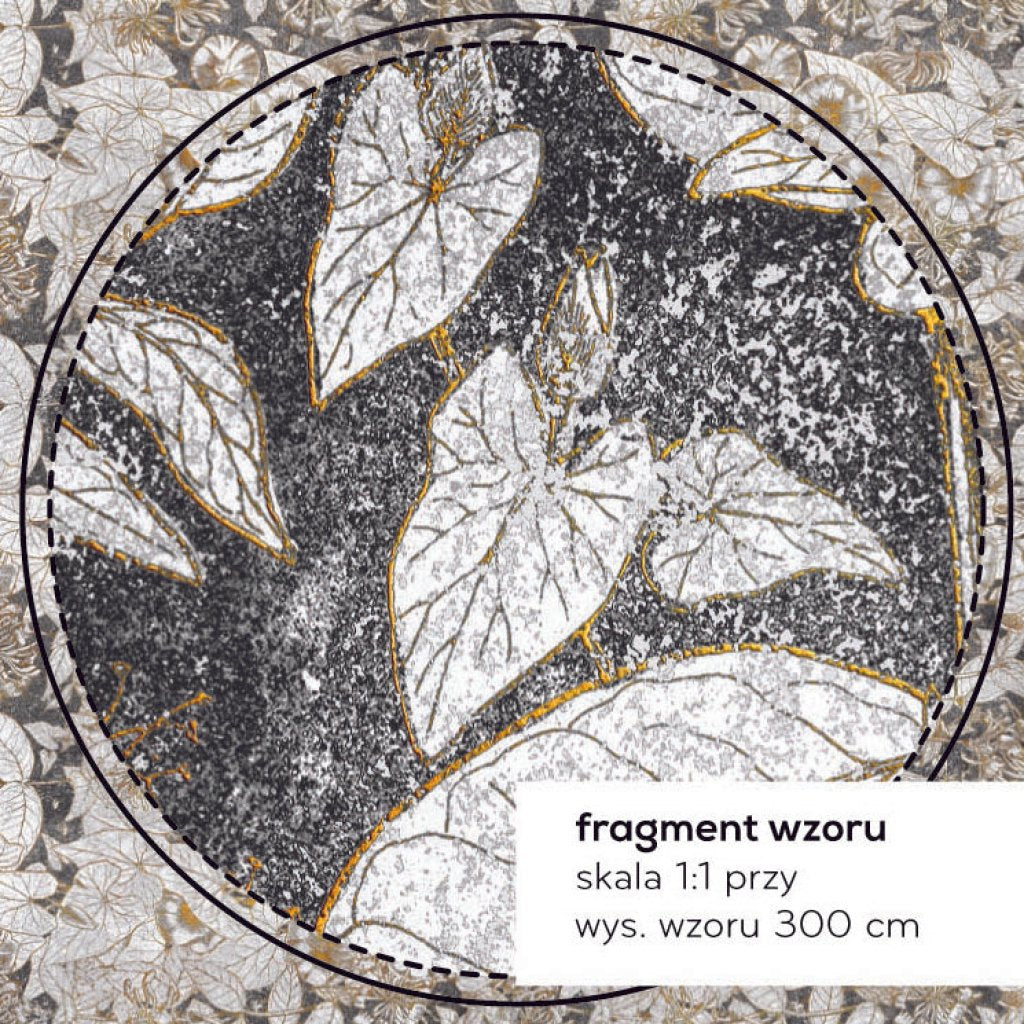 Liseron Gold – Tapeta na wymiar