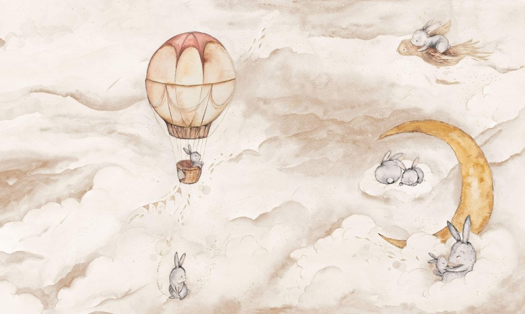 Moonie Beige – Tapeta na wymiar