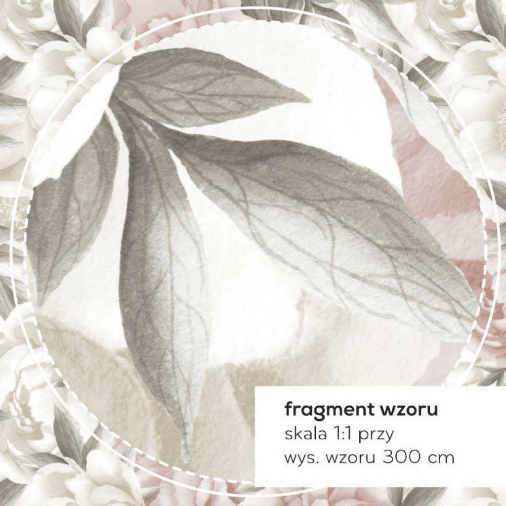 Peony Light – Tapeta na wymiar