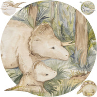 Dino Story 2 – Tapeta Koło Standard