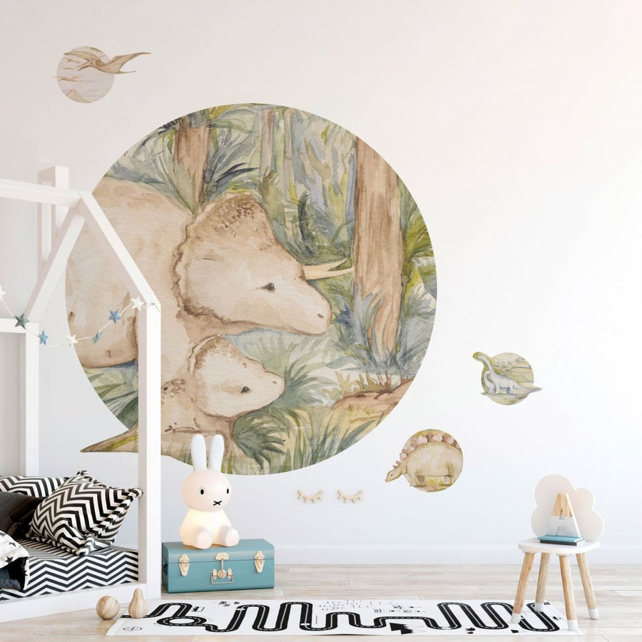 Dino Story 2 – Tapeta Koło Standard