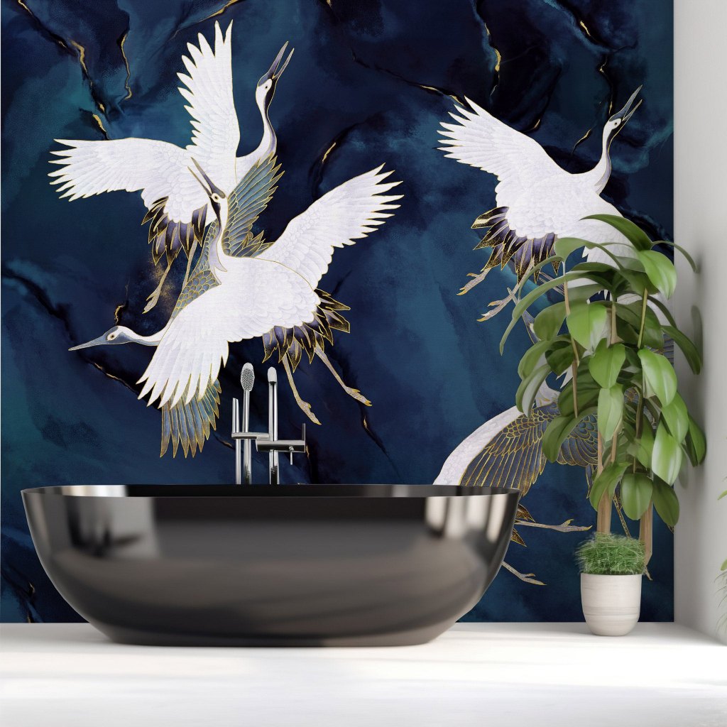 Royal Tsuru – Tapeta na wymiar